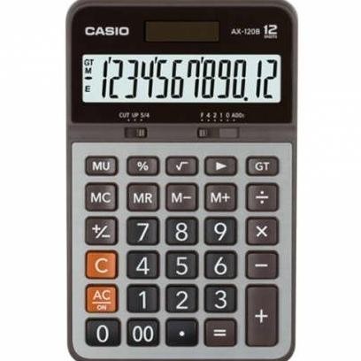 

Casio AX 120 B - Calculator Desktop Kalkulator Meja Kantor AX-120B