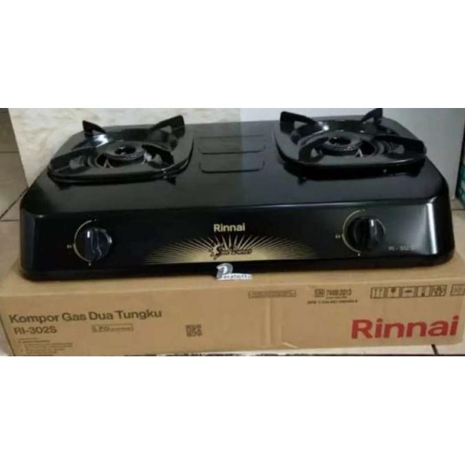 Kompor Gas 2 Tungku RINNAI RI-302S / Kompor Gas RINNAI RI-302S