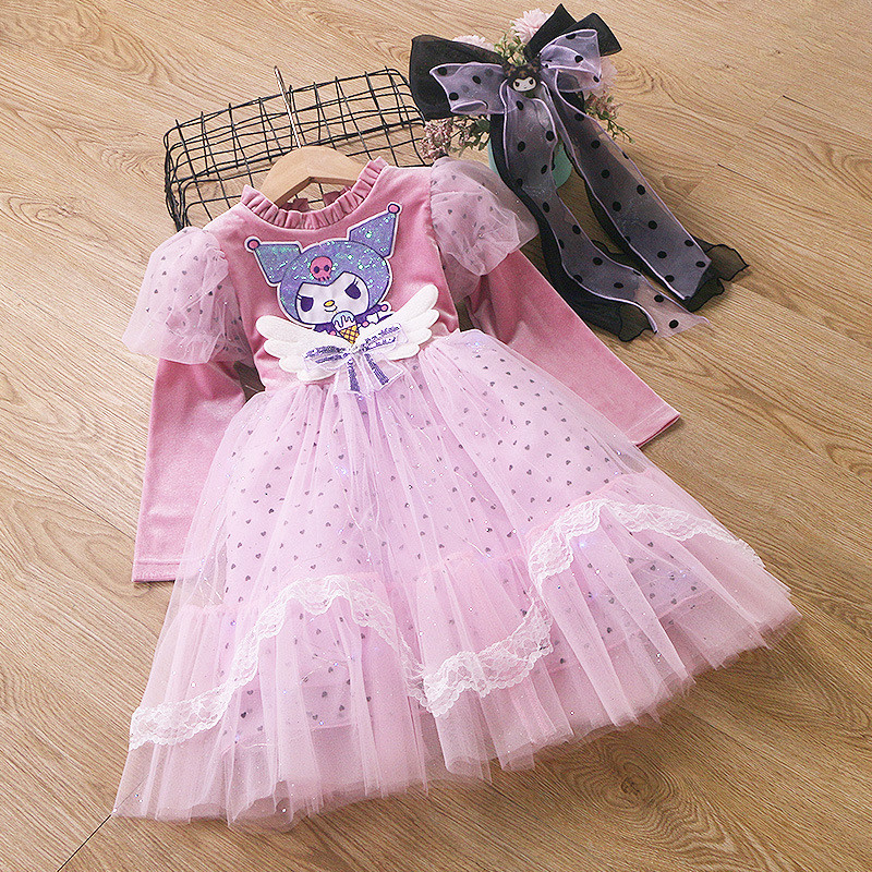 Gaun Putri Lolita Gaun Anak Perempuan Natal