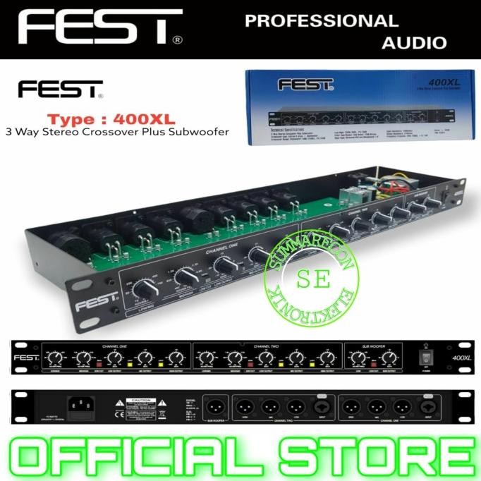 crossover 4 way original fest 400xl crossover subwoofer