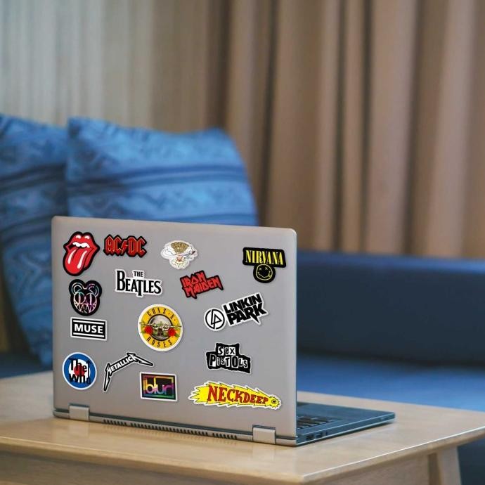 

Stickers Stiker Band Rock Metal Stiker Band | Stiker Tumbler Hp | Stik