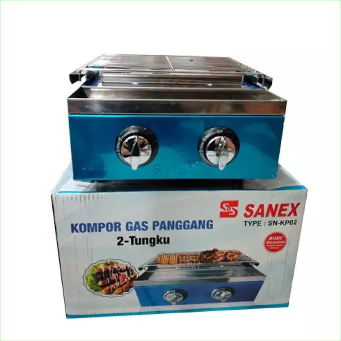 SANEX SN-KP02 GAS BBQ STOVE/KOMPOR GAS PANGGANGAN 2TUNGKU