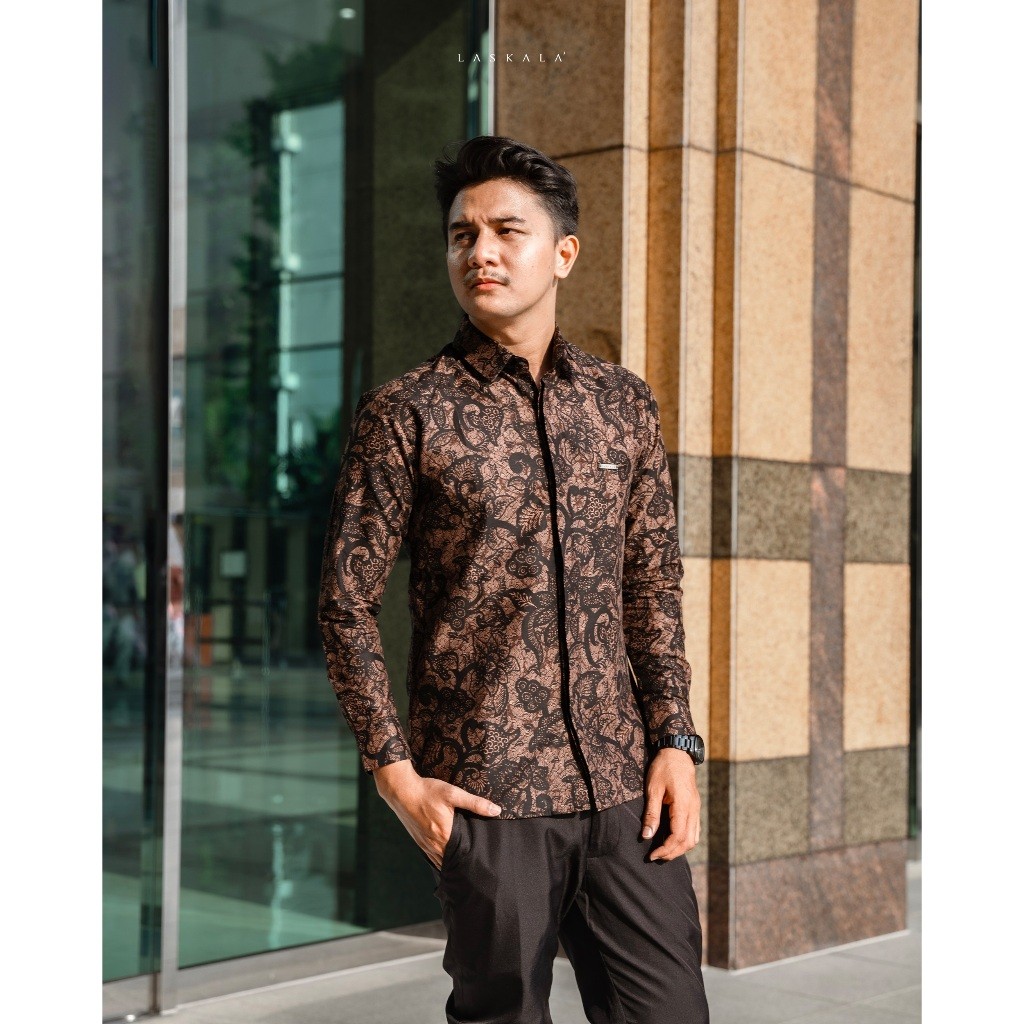 Kemeja Batik Pria Laskala Premium Batik - Rahagi Slimfit