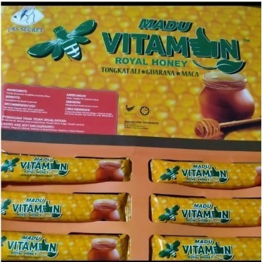 

PROMO - ROYAL HONEY MADU VITAMIN DENGAN TONGKAT ALI DAN GUARANA TERLARIS - Terlaris