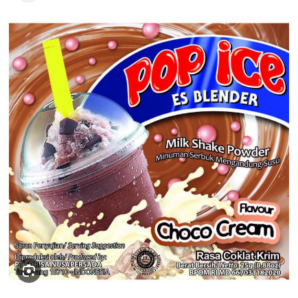 

Pop Ice Choco Cream 1 Renceng Isi 10 Original 100%