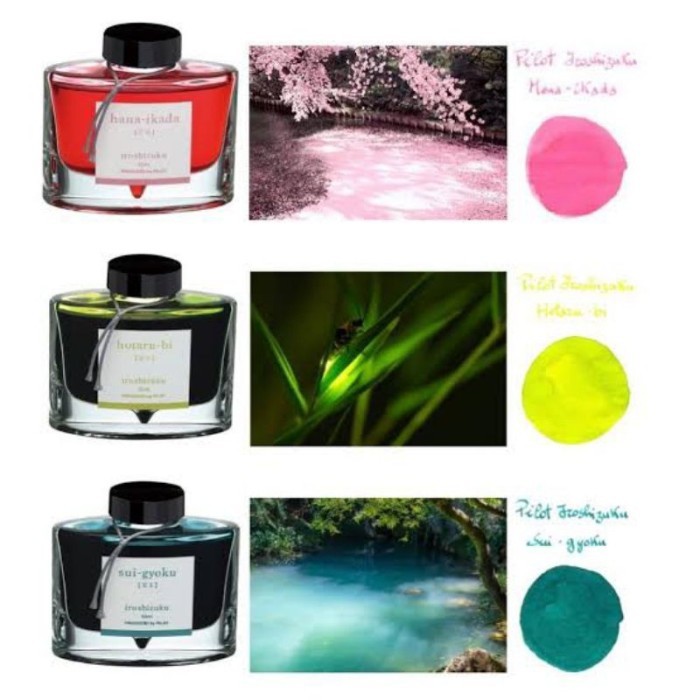 

NEW Spesial Edition INK IROSHIZUKU PILOT 50ml / Tinta Fountain Pen Pilot