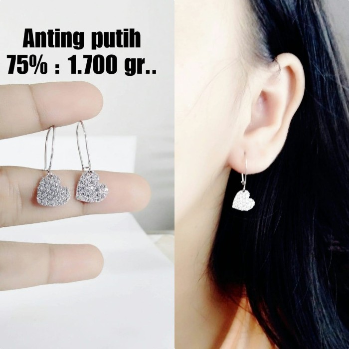 Ready Anting Emas / Mas Putih 75% Beerat 1.700 Gram..