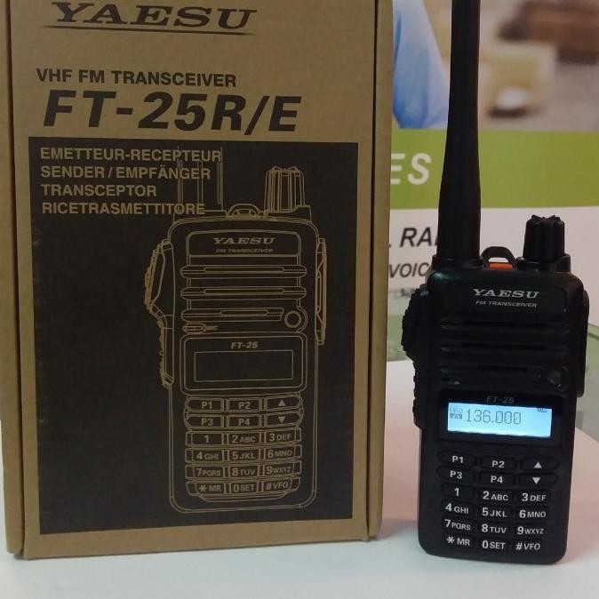 HT yaesu ft 25 Re dual band