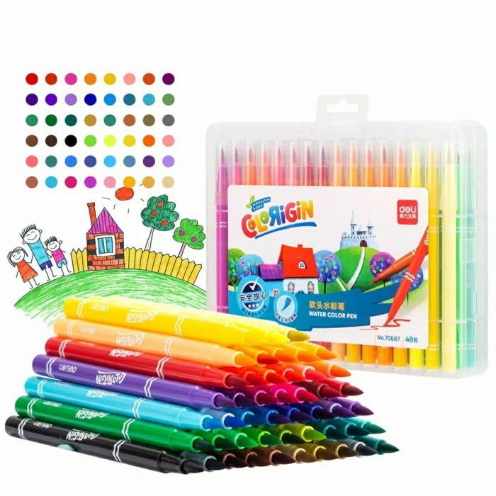 

TERBARU Deli Colorigin Water Color Pen