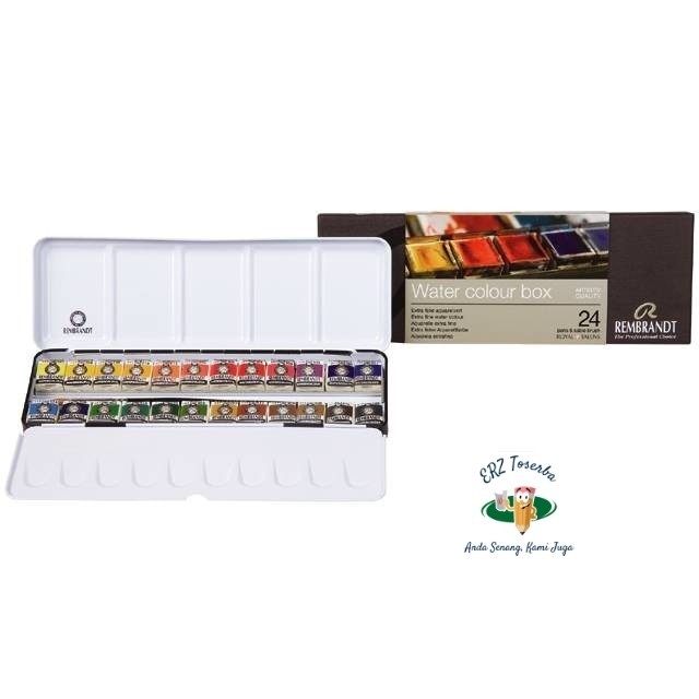 

TERBARU Rembrandt Water Colour De Luxe Set 24 Pans. Cat Air. Watercolor