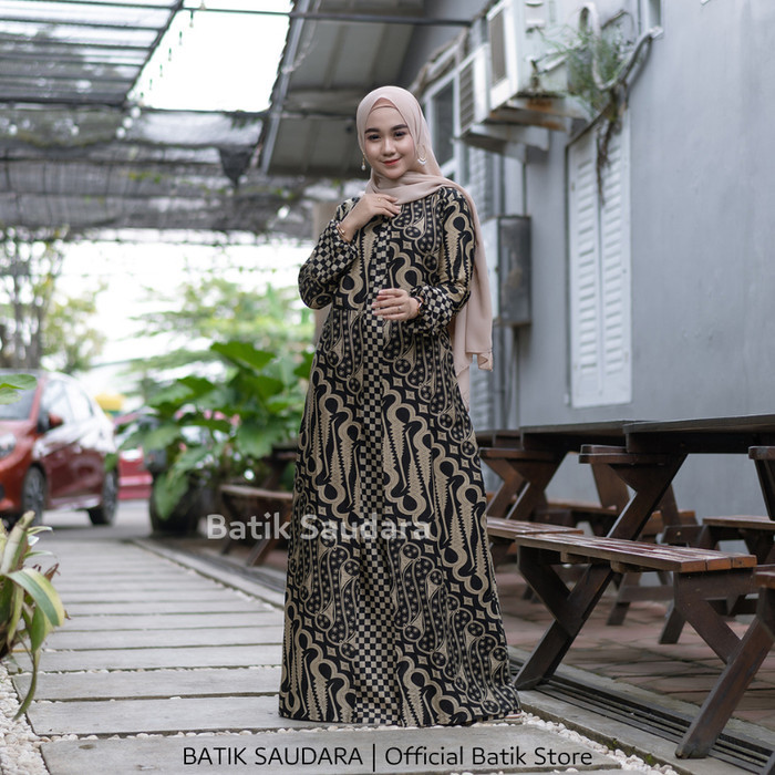 MURAH GAMIS BATIK BOLERO BAJU WANITA MUSLIM TERBARU JUMBO MOTI SONGKET MERAH - Seno, S