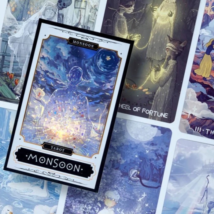 

TERBARU Monsoon Tarot Deck Indie Tarot Deck by WohStudios