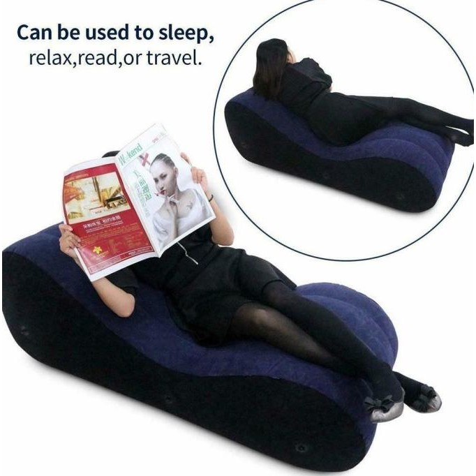 Air Sofa Portable Inflatable For Kamasutra With Pompa Angin [terbaik]