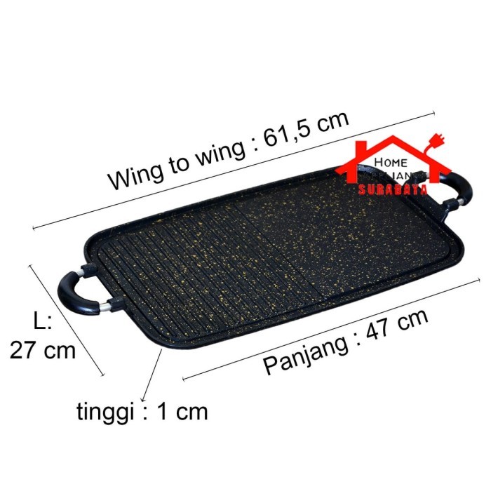Cuci Gudang Multi Grill Pan - Wajan Panggang Serbaguna Q2-8516 / Q2 8516