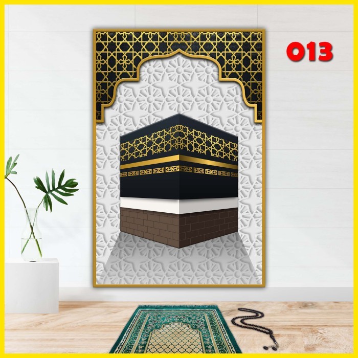 STIKER DINDING MIHRAB MUSHOLA DEKORASI 3D WALL STIKER WALLPAPER MASJID