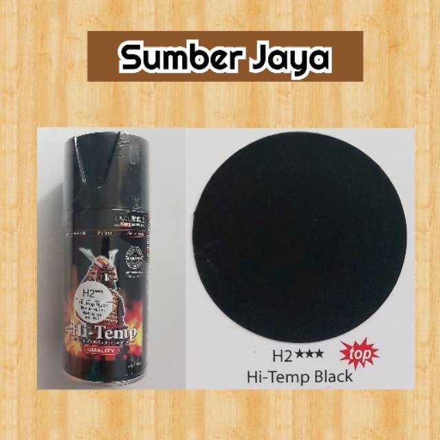 Pylox Cat Semprot Samurai Untuk Knalpot H2 Hi-Temp Black dan H1 Silver Pylox Knalpot Tahan Panas