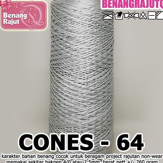 Limited Benang Rajut Nilon Pp D27 - Cones - Glanz Neo