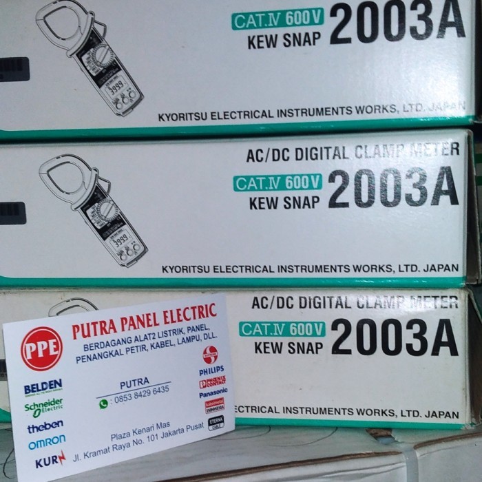 Jual Kyoritsu 2003A Digital Clampmeter Testers Kyoritsu 2003A Ac-Dc