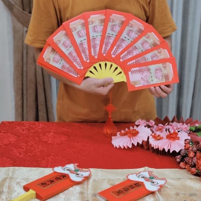 

Angpao imlek 2023 Model Kipas / Angpao Terbaru Imlek / Amplop angpau BS66