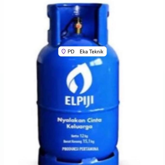 Tabung Biru Gas LPG Pertamina Bright Gas 12 Kg + Isi Full Dengan Segel Asli