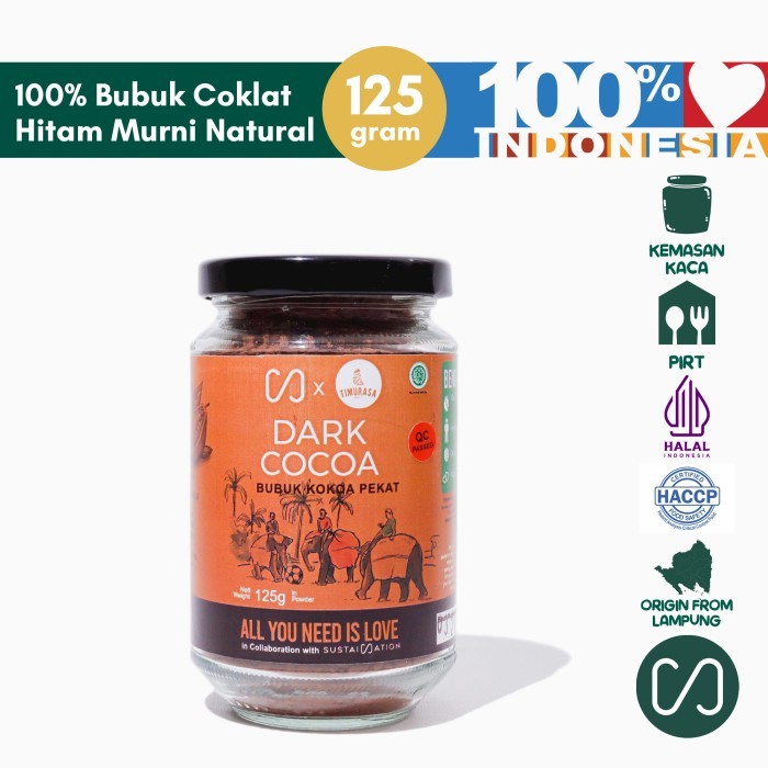 

Bubuk Coklat Lokal / Dark Chocolate Powder 125Gr Timurasa
