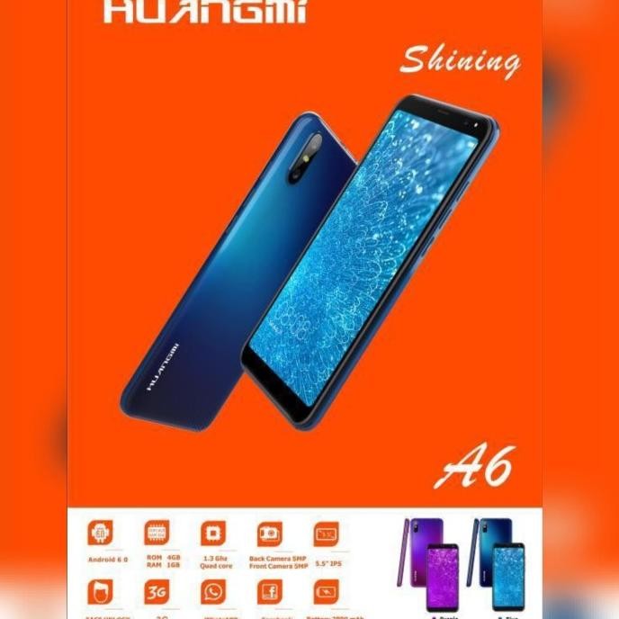 HP HUANGMI A6 - 3G - RAM 1GB