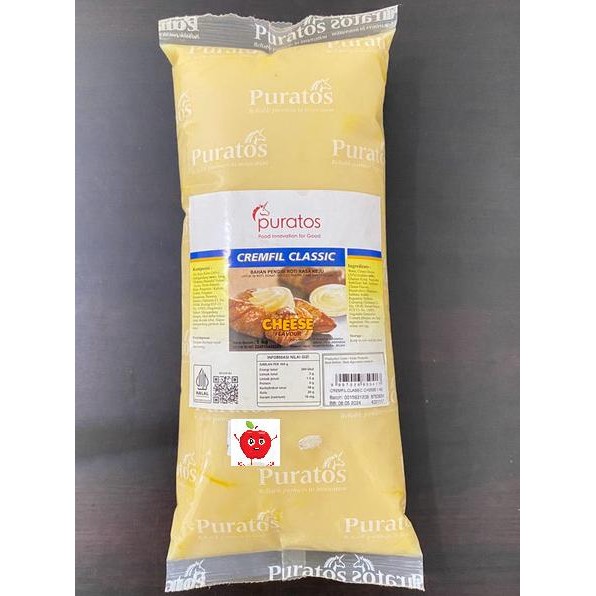 PURATOS CREAMFIL CLASSIC CHEESE KEMASAN 1 KG / FILLING KEJU