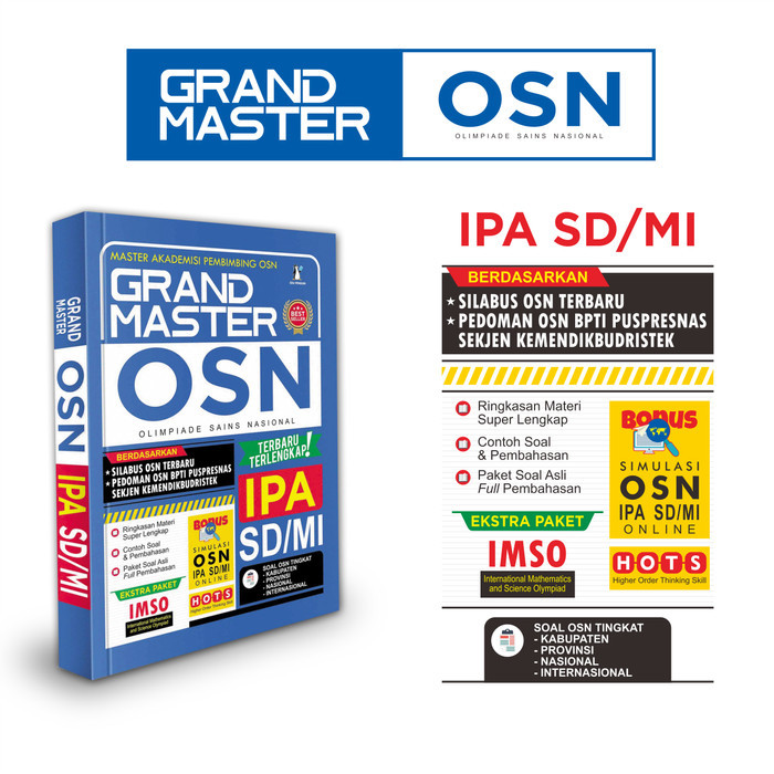 

Buku GRAND MASTER OSN OLIMPIADE SAINS NASIONAL IPA SD/MI