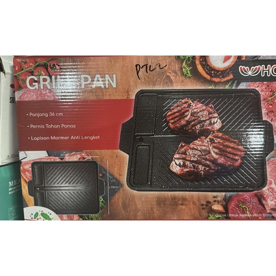 Tempat Pemanggang Bbq Alat Pemanggang Bbq Quare Grill Pan Hc