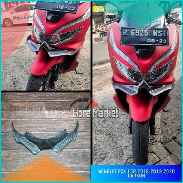 WINGLET PCX CARBON WINGLET PCX LOKAL CARBON WINGLET HONDA PCX CARBON 0