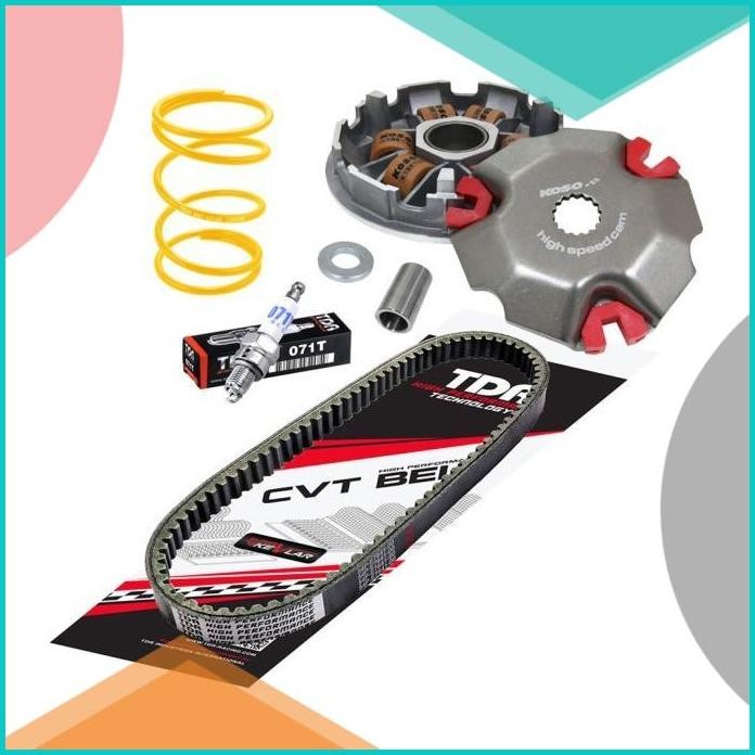 paket cvt akselerasi TDR mio sporty mio soul big pulley koso 07D35Z4 a