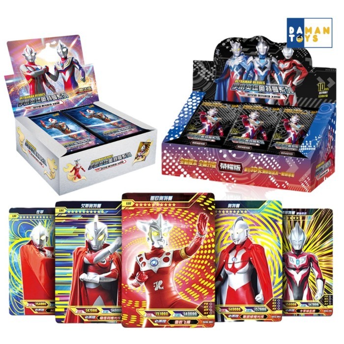 Mainan Kartu Ultraman Orb Gold Ultra Rare Card Kartu Langka Ultraman