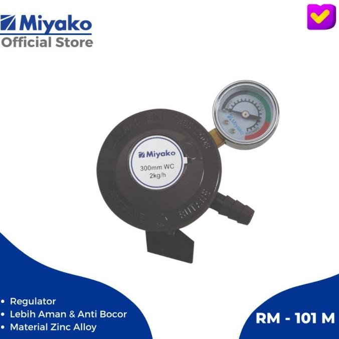 Miyako Gas Regulator RM 101M / RM101M / RM101 M / RM-101 M