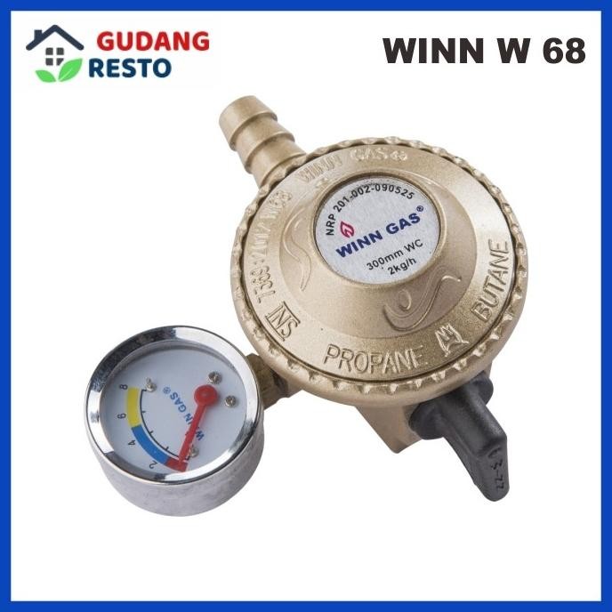COD REGULATOR WINN GAS LPG ELPIJI KEPALA KOMPOR W68 W418 W998 SNI GARANSI RESMI W 68 / W 418 / W 998