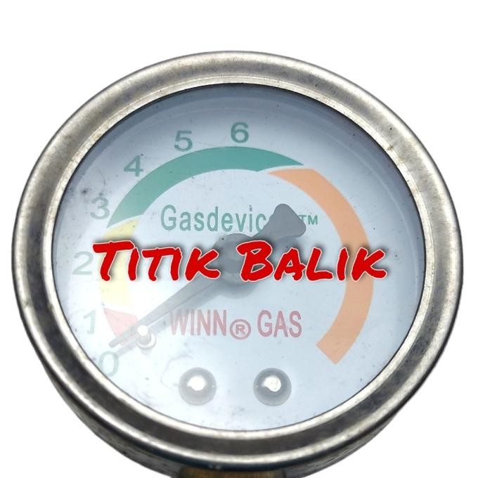 Regulator Winn Gas W 121 M - Meteran Gas W 121M - Garansi Win Gas W121