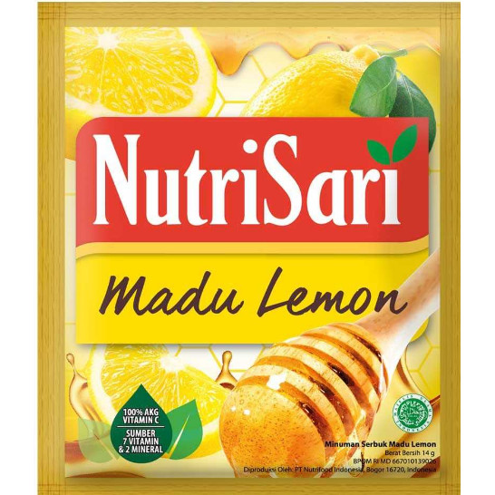 

Nutrisari Madu Lemon 1 Renceng Isi 5 Original Asli