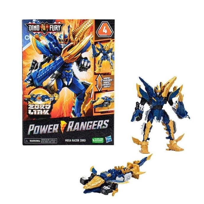 Power Rangers Dino Fury Action Figure Transforming Mosa Razor Zord