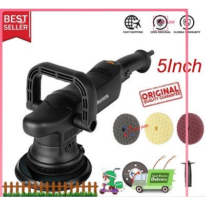 Mesin Pemoles Mobil Elektrik Ampelas Dua Orbital Variabel 1250W 5IN