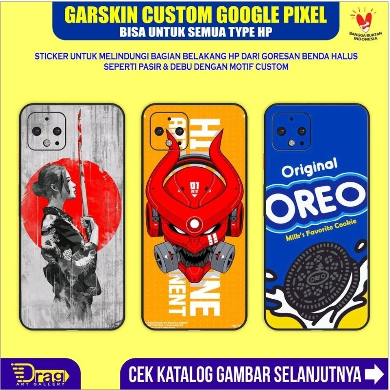 

Wrap* Google Pixel 2 Wrap Skin Stiker Garksin CUSTOM Gratis (2pcs)