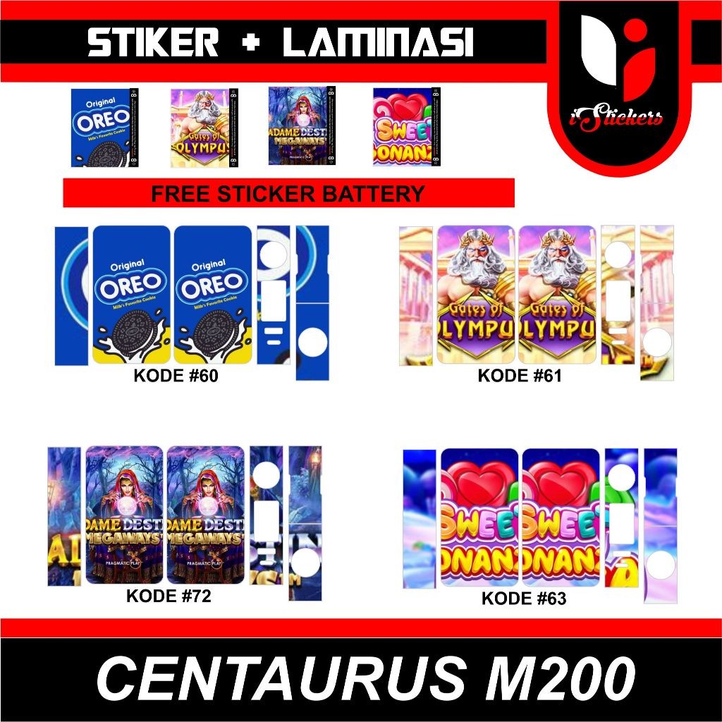 

Wrap* Centaurus M200 Tampilkan Gaya Unik Anda Dengan Kustom Wrap Skin Stiker Garksin CUSTOM Gratis (2pcs)