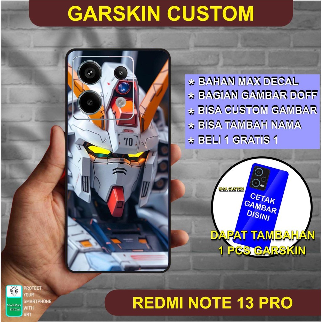 

Wrap* Redmi Note 13 Pro Wrap Skin Stiker Garksin CUSTOM Gratis (2pcs)