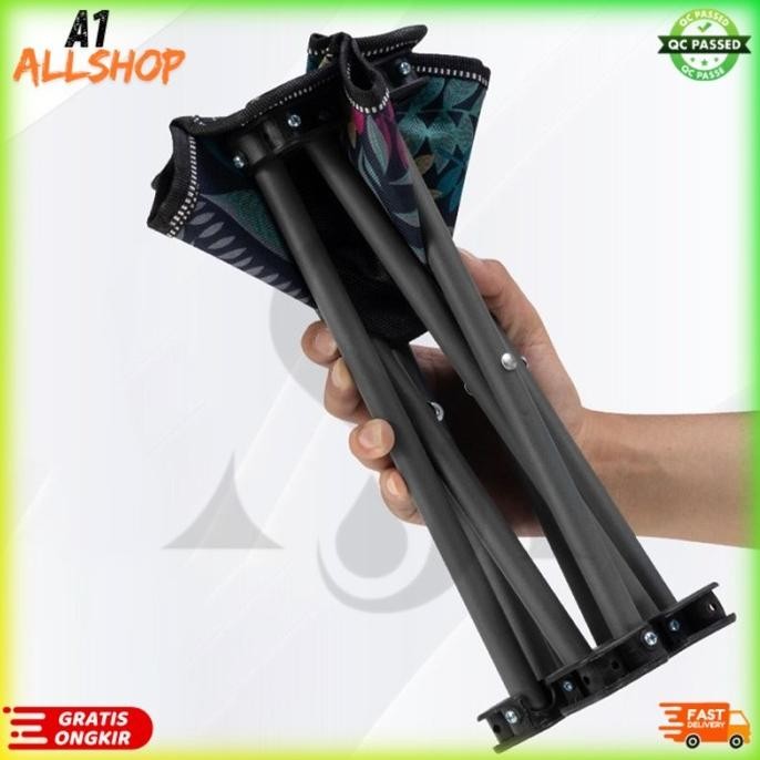 Kursi Lipat Outdoor Portable bangku datar outdoor kecil Kursi Lipat Mancing Mini Tanpa Sandaran(Tanp