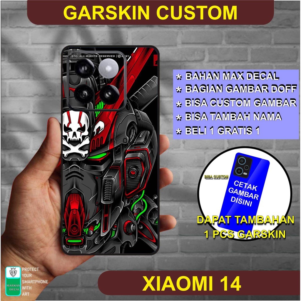 

Wrap* Xiaomi 14 Wrap Skin Stiker Garksin CUSTOM Gratis (2pcs)