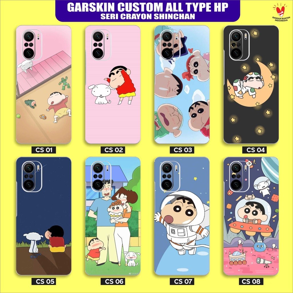 

Wrap* Shinchan Semua Type Handphone Sendiri Wrap Skin Stiker Garksin CUSTOM Gratis (2pcs)