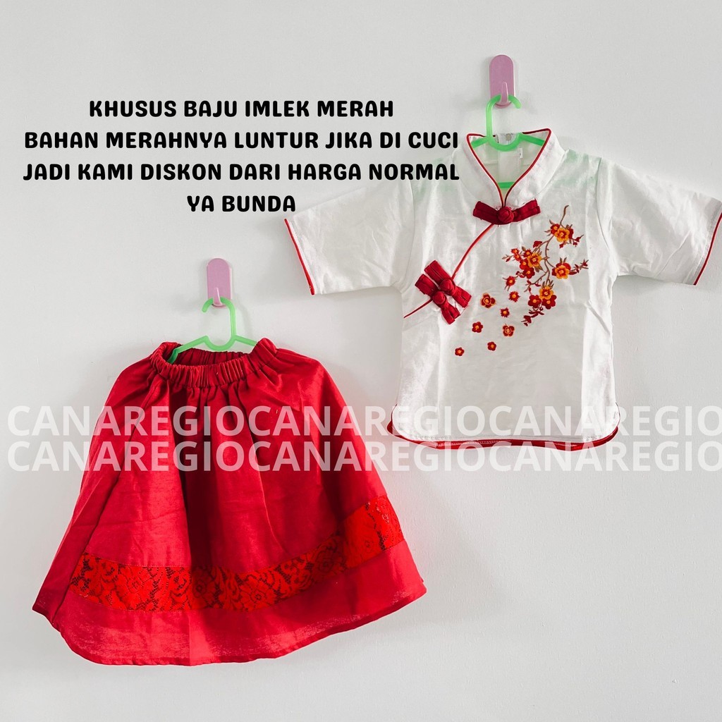 Dreas Imleek Bahan Premium Busana Cheongsam Chaines Imlek Baju Imlek Anak Perempuan Buju Cina Ansk P