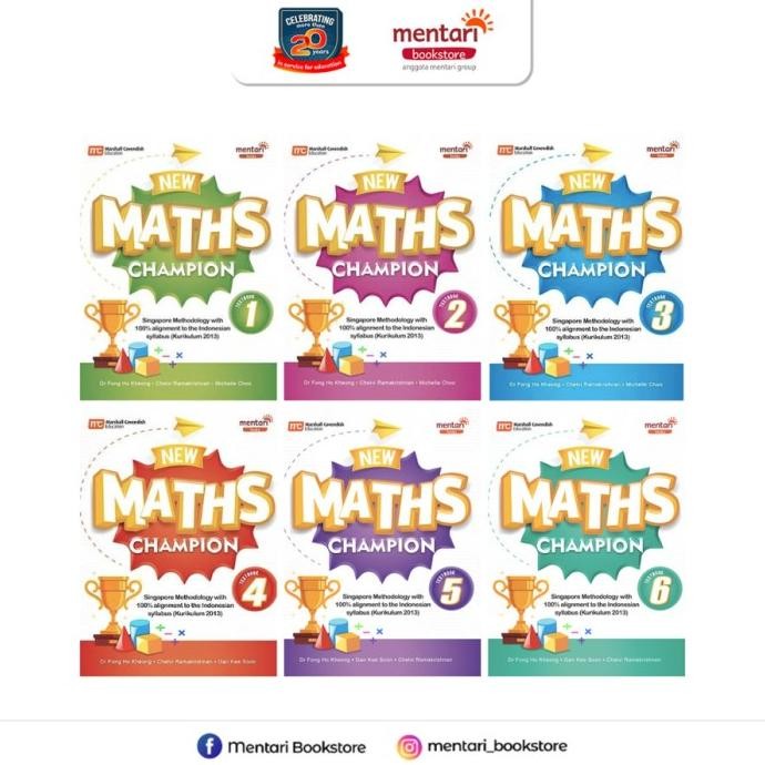 

GRATIS ONGKIR New Maths Champion | Buku SD | Matematika Bahasa Inggris PROMO