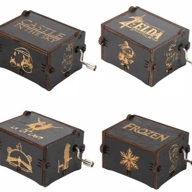 Ota Mui Lalaland Frozen Zelda Wooden Muic Bo Vintage