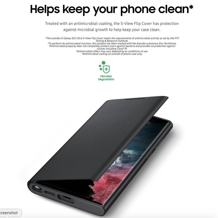 Case Samsung Galaxy S22 Ultra S22 Plus Samsung Led View Flip Cover Genuine Part