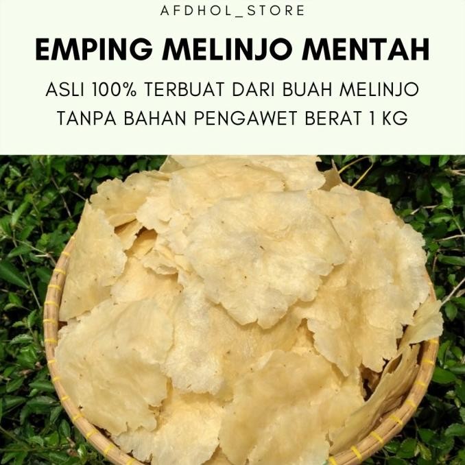

PROMO SPECIAL Emping Melinjo Serang Banten 1 kg, Mentah,siap goreng.