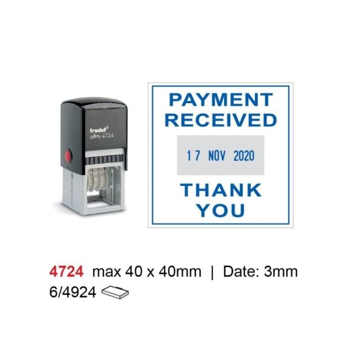 

New Stock !! Stempel Trodat Dater 4724